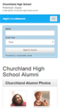 Mobile Screenshot of churchlandhighschool.org